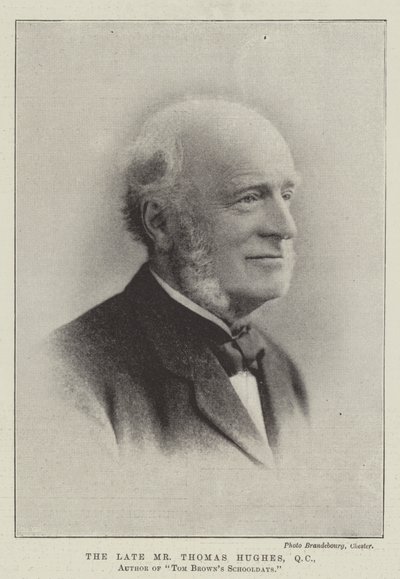El fallecido Sr. Thomas Hughes, QC, Autor de Los Días de Escuela de Tom Brown de English Photographer