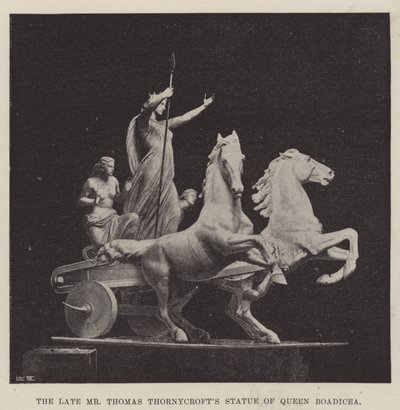 La Estatua de la Reina Boadicea del Sr. Thomas Thornycroft de English Photographer