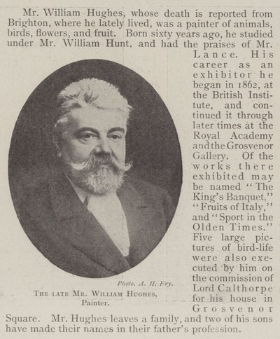 El Difunto Sr. William Hughes, Pintor de English Photographer
