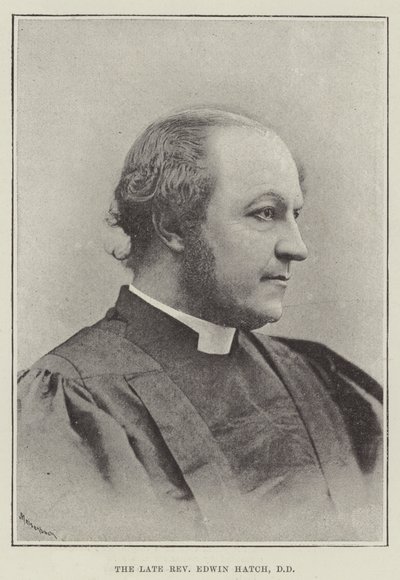 El difunto Reverendo Edwin Hatch, DD de English Photographer