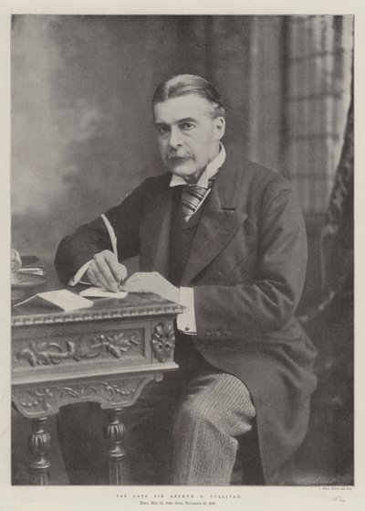 El difunto Sir Arthur S. Sullivan de English Photographer