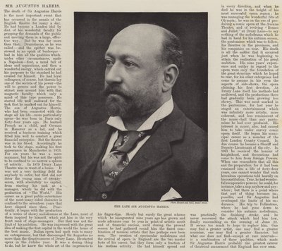 El Difunto Sir Augustus Harris de English Photographer