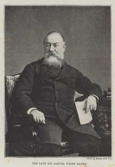 El fallecido Sir Samuel White Baker de English Photographer