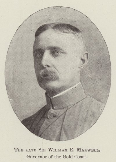 El difunto Sir William E Maxwell, gobernador de la Costa de Oro de English Photographer