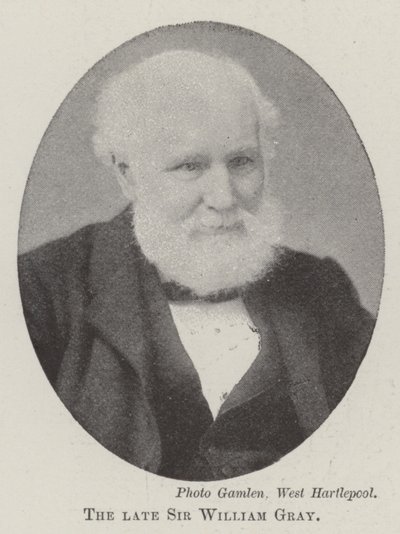 El difunto Sir William Gray de English Photographer