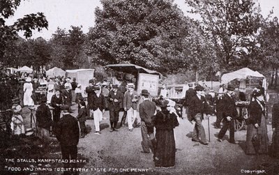 Los puestos en Hampstead Heath de English Photographer