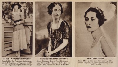 La joven Sra. Simpson, futura Duquesa de Windsor de English Photographer