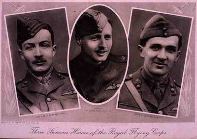 Tres héroes famosos del Cuerpo Real de Vuelo, para 