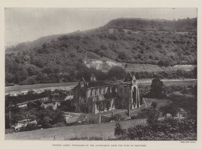 Abadía de Tintern, comprada por el Gobierno al Duque de Beaufort de English Photographer