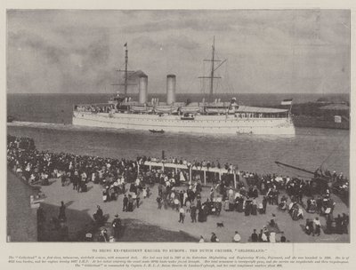 Para traer al Ex-Presidente Kruger a Europa, el Crucero Holandés, Gelderland de English Photographer