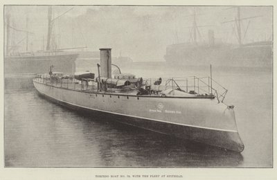 Torpedero No 79, con la flota en Spithead de English Photographer