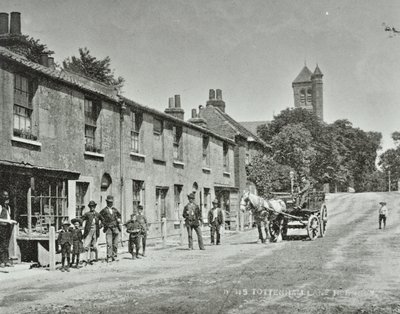 Tottenham Lane, Hornsey: fachadas frontales, 1893 de English Photographer