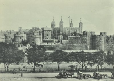 Torre de Londres, Tower Hill, 1890 de English Photographer
