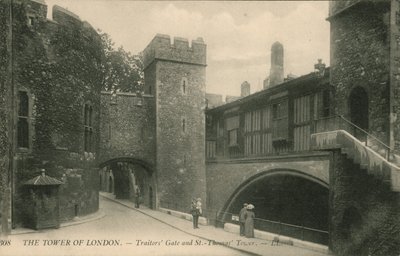 Traitors Gate y St Thomas Tower, La Torre de Londres de English Photographer