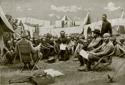 Firma de tratados en África Oriental de English Photographer