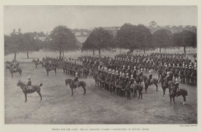 Tropas para el Cabo, los 6º Dragones de la Guardia (Carabineros) en orden de revista de English Photographer