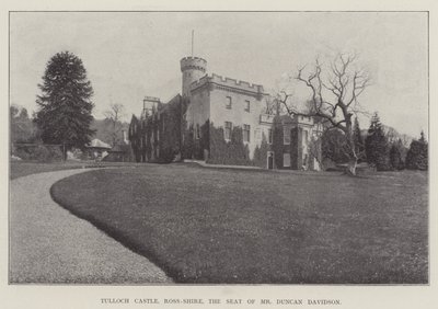 Castillo de Tulloch, Ross-Shire, la Residencia del Sr. Duncan Davidson de English Photographer