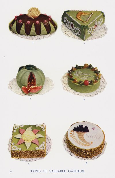 Tipos de pasteles vendibles de English Photographer