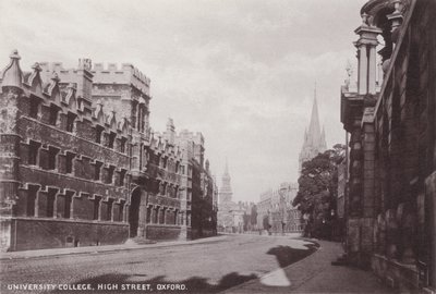 Colegio Universitario, Calle Alta, Oxford de English Photographer