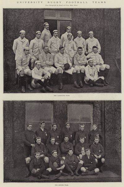 Equipos de rugby universitarios de English Photographer