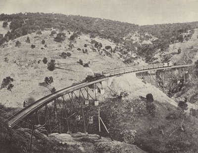 Viaducto en el Ferrocarril de Adelaida a Melbourne de English Photographer
