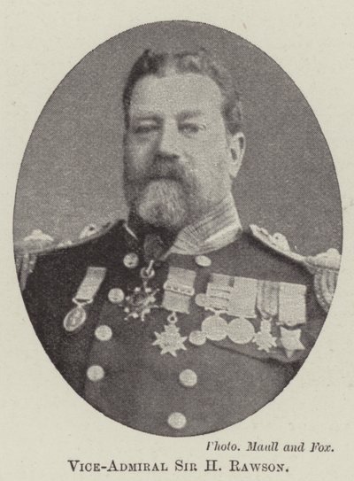 Vicealmirante Sir H Rawson de English Photographer