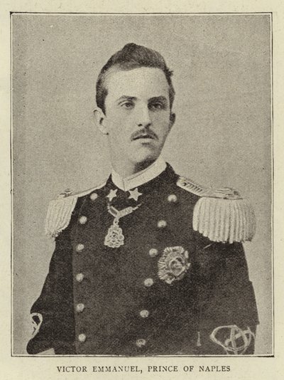 Víctor Emmanuel, Príncipe de Nápoles de English Photographer