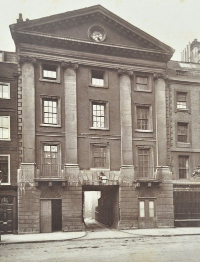 Vista de la Casa de la Puerta de Middle Temple, Londres, 1885 de English Photographer