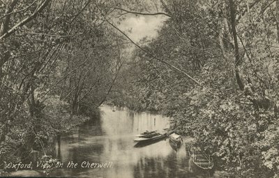 Vista del río Cherwell, Oxford, Oxfordshire de English Photographer