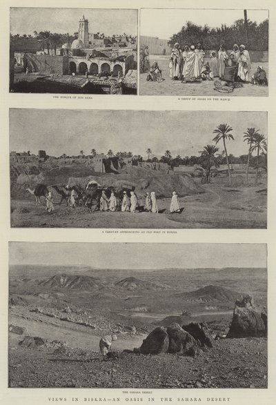 Vistas en Biskra, un oasis en el desierto del Sahara de English Photographer