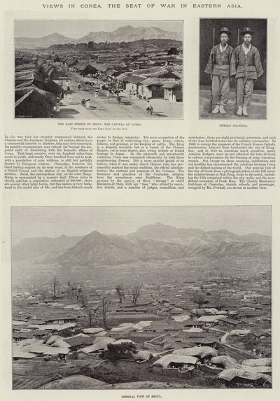 Vistas en Corea, el escenario de la guerra en Asia oriental de English Photographer