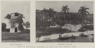 Vistas de Manzanillo, bombardeado el 18 de julio por la flota estadounidense de English Photographer