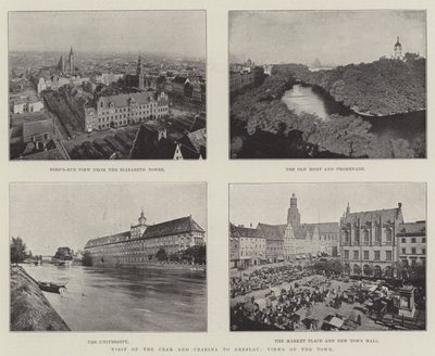Visita del Zar y la Zarina a Breslau, vistas de la ciudad de English Photographer