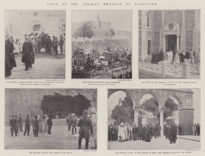 Visita del emperador alemán a Palestina de English Photographer