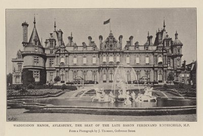 Waddesdon Manor, Aylesbury, la Residencia del Difunto Barón Ferdinand Rothschild, MP de English Photographer