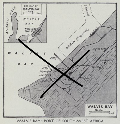 Bahía de Walvis, Puerto del Sudoeste de África de English Photographer