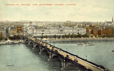 Waterloo Bridge y Somerset House de English Photographer