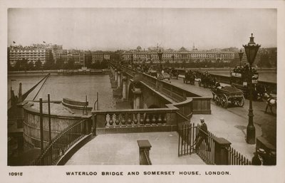 Puente de Waterloo y Somerset House, Londres de English Photographer