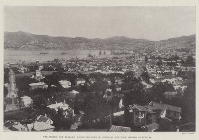 Wellington, Nueva Zelanda, donde el Duque de Cornualles y York llega el 18 de junio de English Photographer