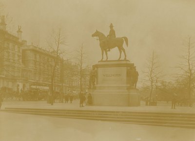 Estatua de Wellington en Hyde Park, Londres de English Photographer