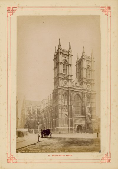 Torres oeste de la Abadía de Westminster de English Photographer