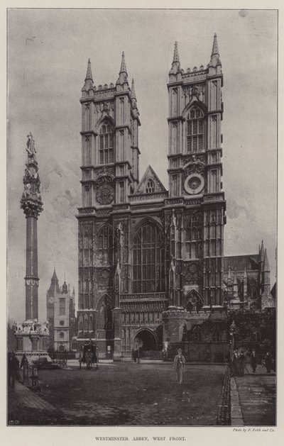 Abadía de Westminster, fachada oeste de English Photographer