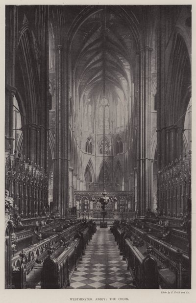 Abadía de Westminster, el coro de English Photographer
