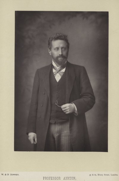 William Edward Ayrton de English Photographer