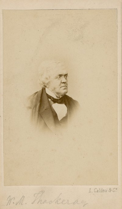 William Makepeace Thackeray de English Photographer