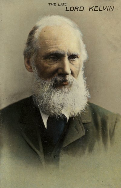 William Thomson, 1er Barón Kelvin (1824-1907), físico e ingeniero británico (foto coloreada) de English Photographer
