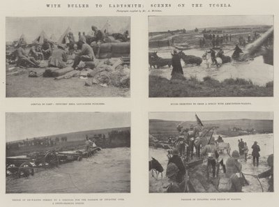 Con Buller a Ladysmith, escenas en el Tugela de English Photographer