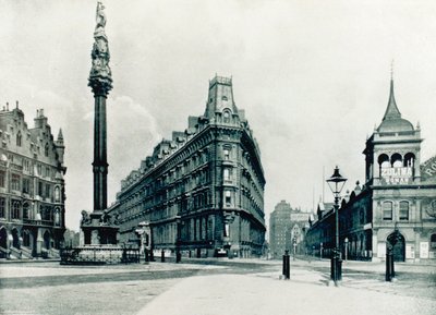 Con la Columna de Westminster, Queen Annes Mansions y el Royal Aquarium de English Photographer