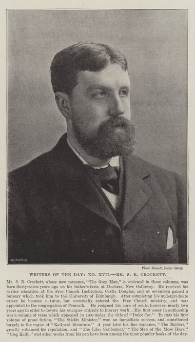 Escritores del Día, Sr. S R Crockett de English Photographer