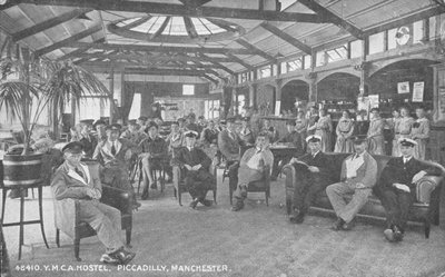 Hostal YMCA, Piccadilly, Manchester, c.1910 de English Photographer
